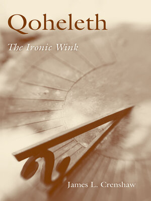 cover image of Qoheleth: the Ironic Wink